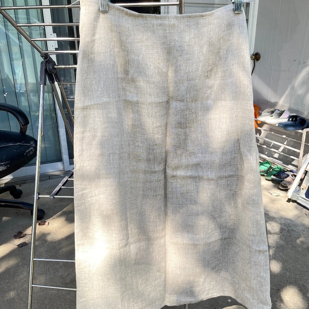 New Kookai Summer Long Skirt 100% Natural Cotton and Linen